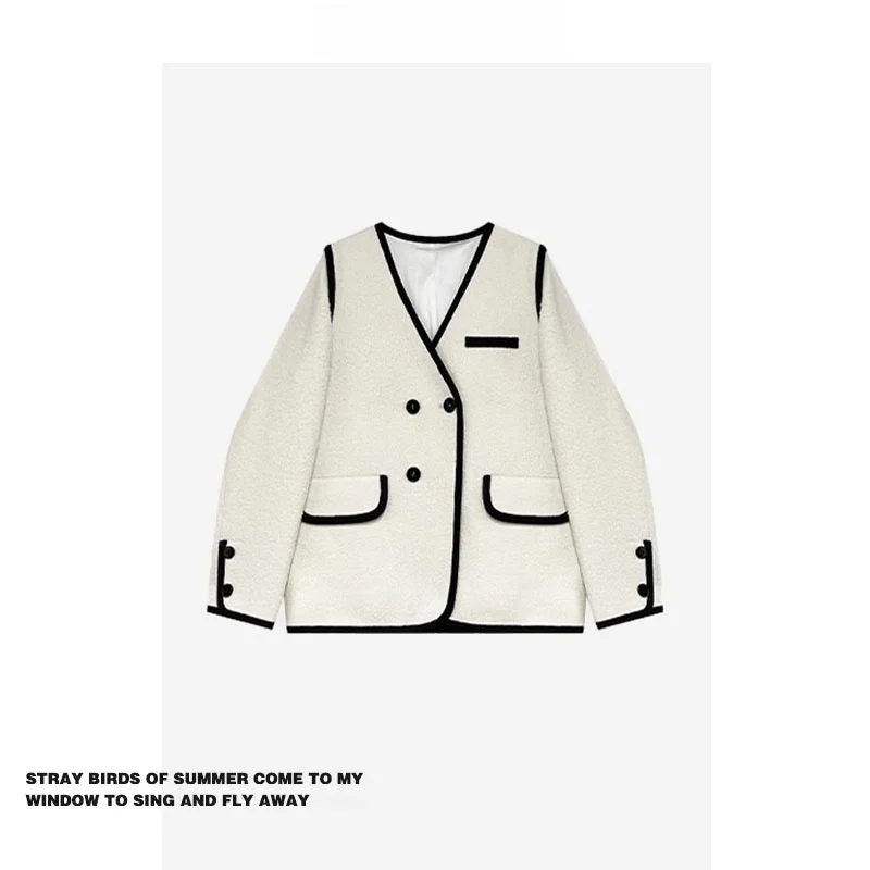 

Forever 2 Loose Lazy Sle Button up Color Blo Women's Jaet Comfortable Fit Long Sve Autumn Winter Faion Outerwear