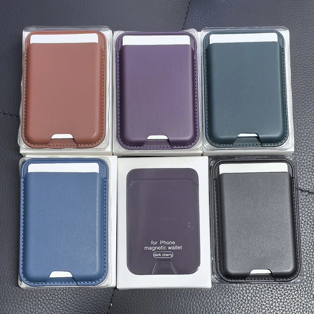 لابل المحفظة المغناطيسية آيفون 17 12 13 14 15 16 17 برو ماكس AIR 15 16 زائد حامل البطاقة المغناطيسية الصغيرة غطاء مع صندوق #1