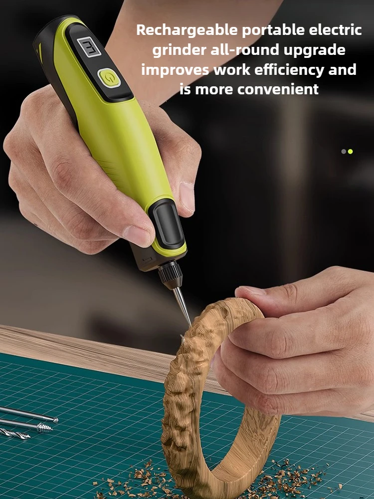 

Electric Rotary Tools Kit Carving Engraving Polishing Machine Handheld Small Rotary Tools Accessory Set Rechargeable Polisher