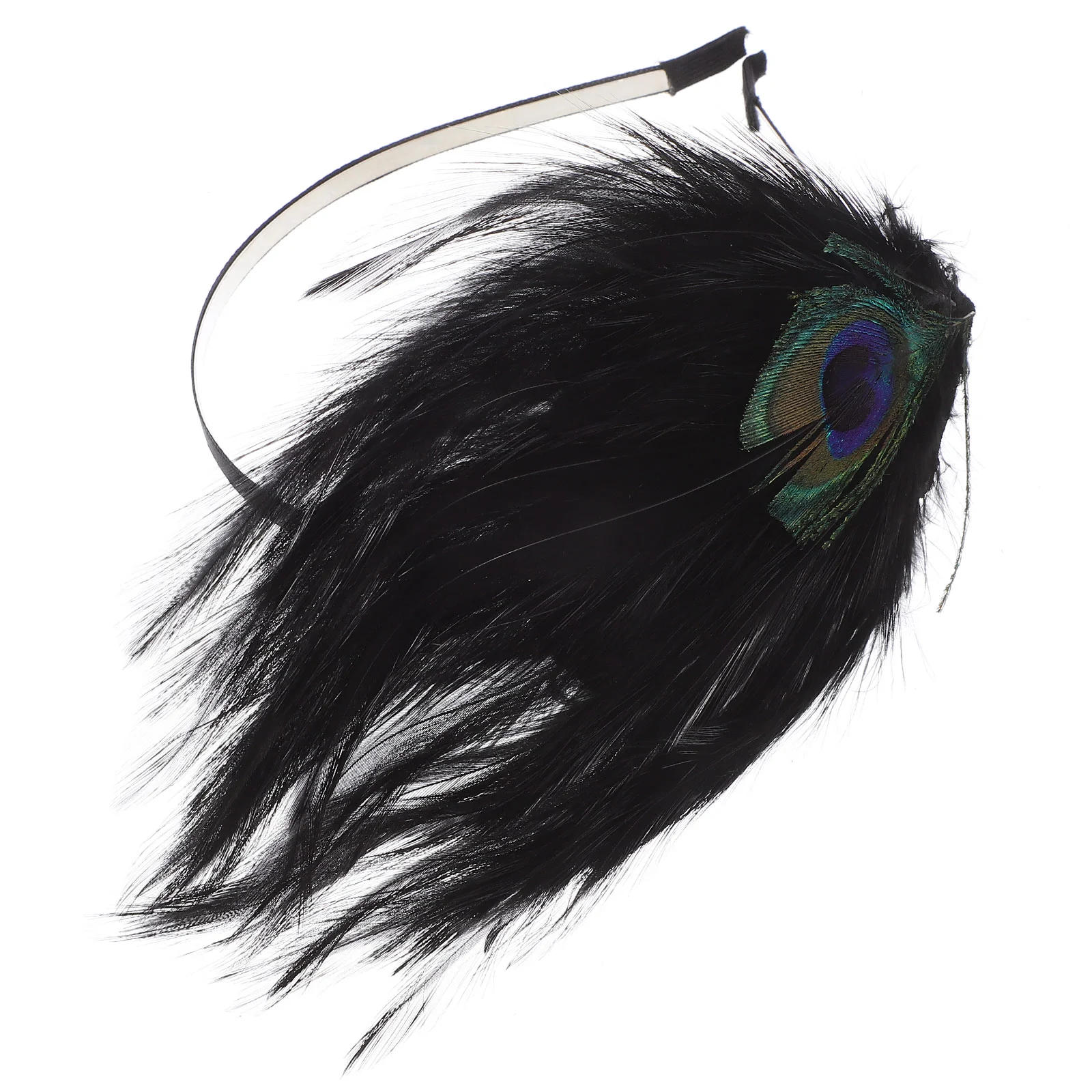 Peacock Headband Performance Headdress Cosplay Hair Hoop Festival Hoops Hairband Accessories