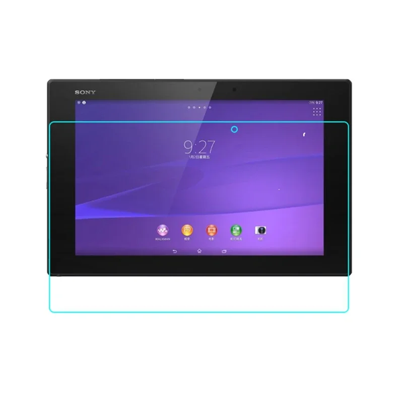 2Pcs 9H Tempered Glass Screen Protector For Sony Xperia Z3 Tablet Compact 8.0 Z2 Z4 Tablet 10.1 Inch Scratch Proof Protective Fi