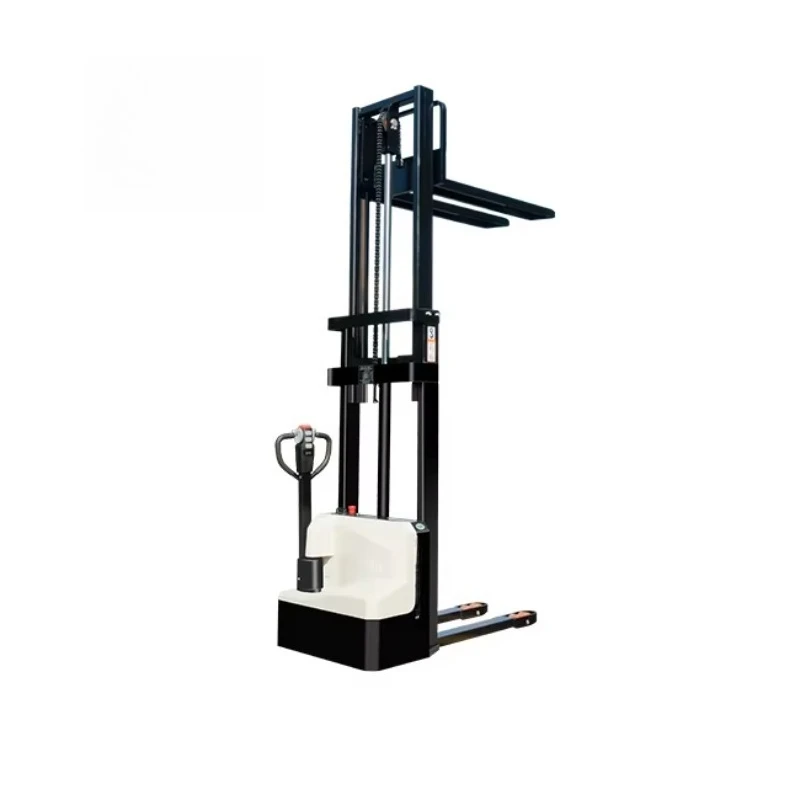 

a Series 1.5 Ton 1500Kg Lifting Height 2.5 M Walkie Full Electric Pallet Stacker Truck Forklift 1500kg