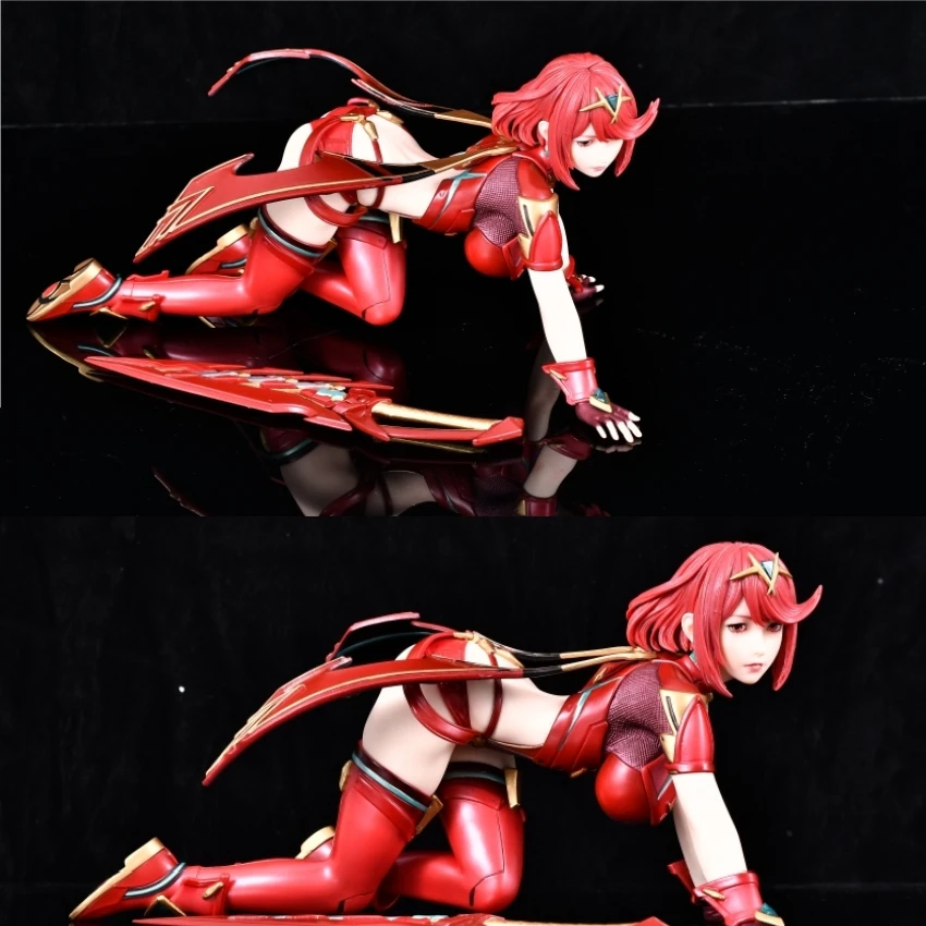 33 سنتيمتر Xenoblade سجلات 2 Pyra و Mythra لعبة فتاة الشكل البلاستيكية عمل أنيمي نموذج اللعب جمع دمى الكبار هدية الكريسماس