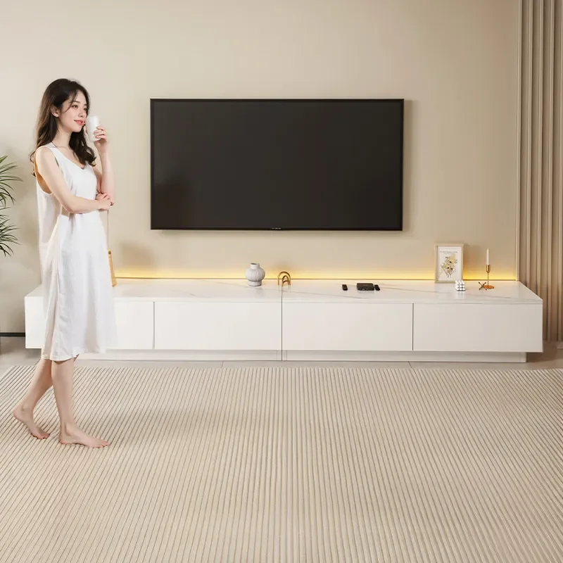 for TV Cabinet Living Room Home 2025 New Floor to Ceiling Small Apartment Modern Simple Storage Integrated Unit