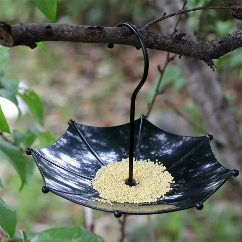 ABLN 吊り下げ鳥の餌箱 鳥の傘 鳥の餌箱 屋外用庭用鳥の餌箱 屋外用吊り下げ