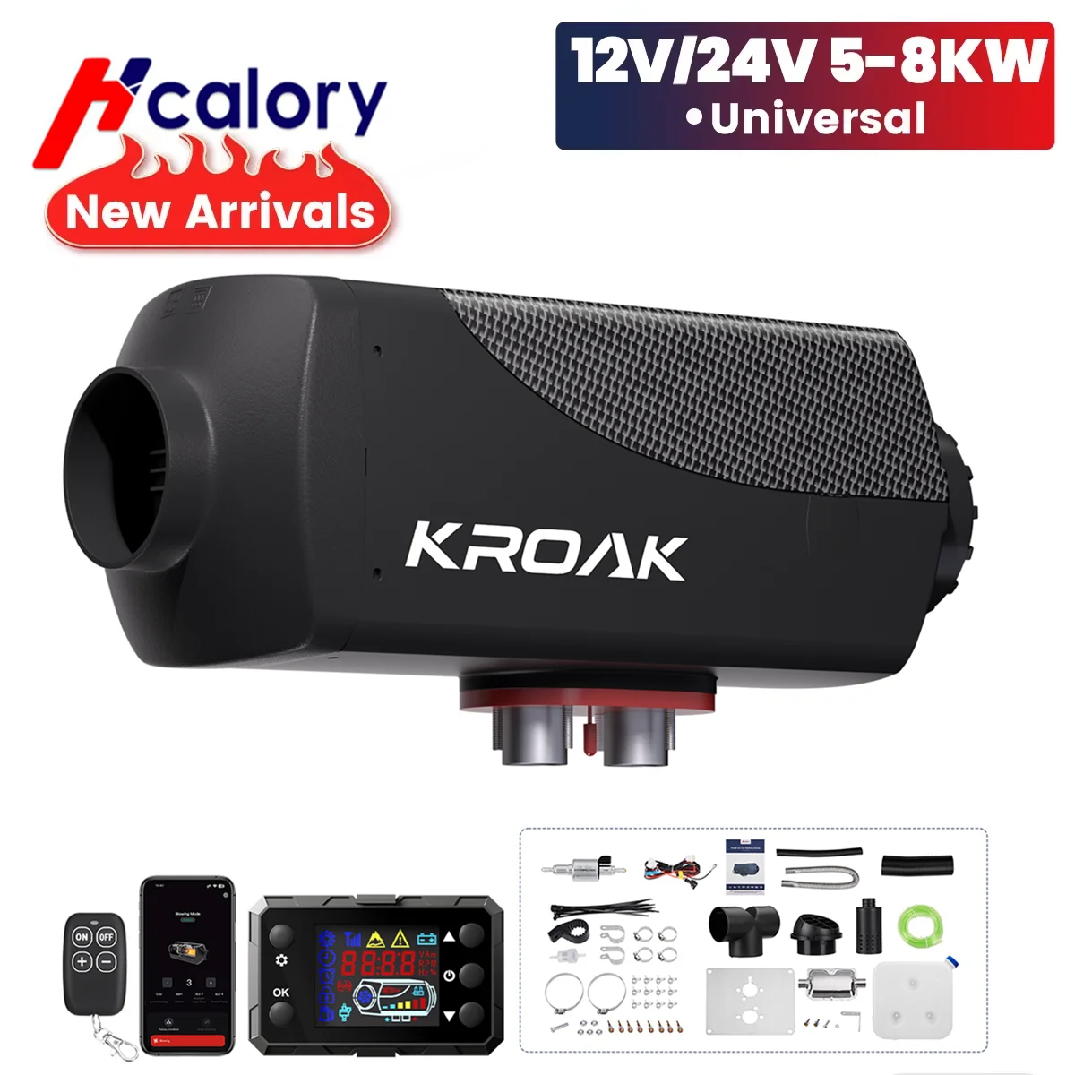 Diesel Car Air Heater 5-8KW 12V 24V