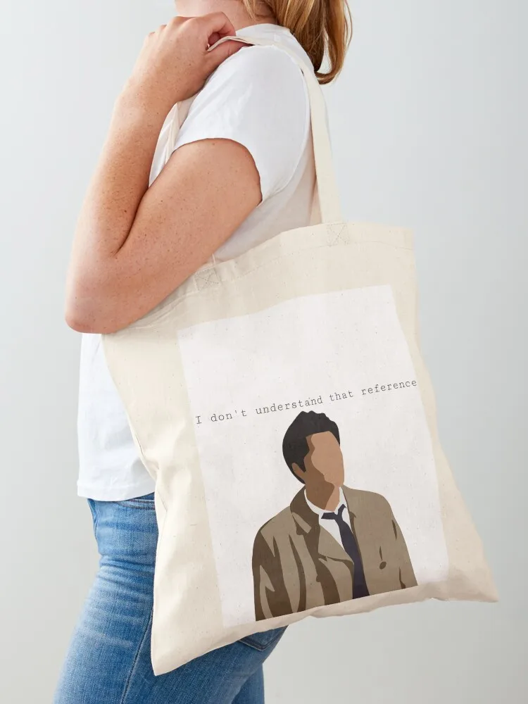 

Castiel’s confused Tote Bag handbag sacs de shopping canvas shopping bag personalized tote