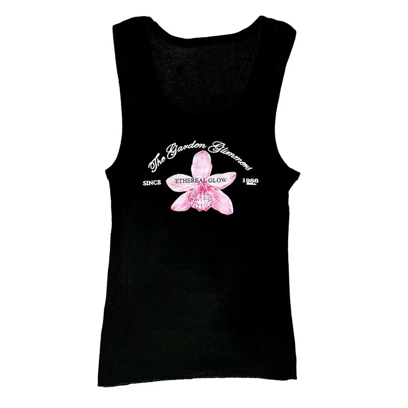 Ästhetische Gothic Street Damen Freizeitkleidung Emo Girls Top Retro Street Y2K 2000er Harajuku Punk Kurzarm T-Shirts