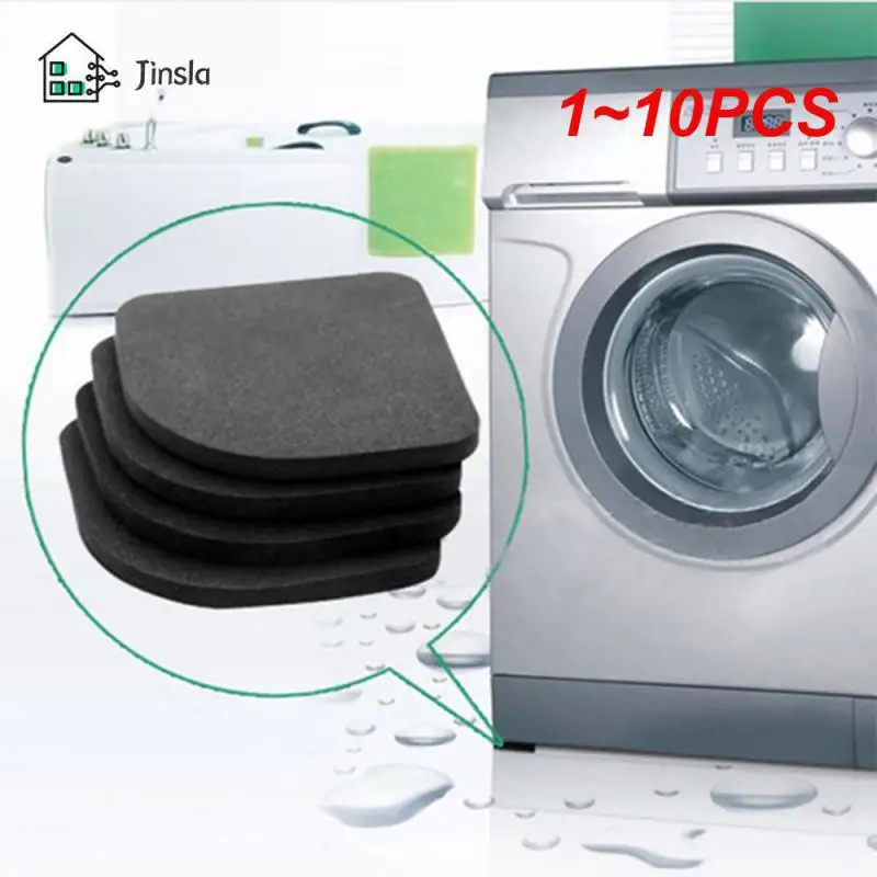 Washing Machine Anti Vibration Feet Pads Refrigerator Furniture Raiser Damper Stand Slipstop Noise Reducing Mat Pads