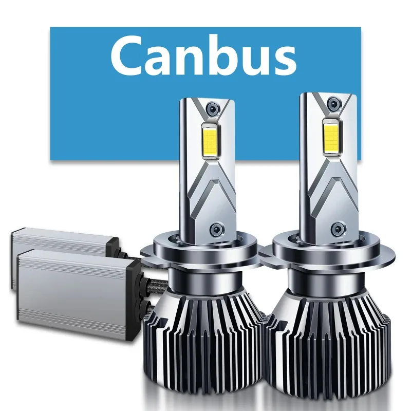 

E5J Canbus Car LED Decoder H7 High Beam H4 Integrated High and Low Beam H11 Headlight HB3 Car Light HB4 60W/pair