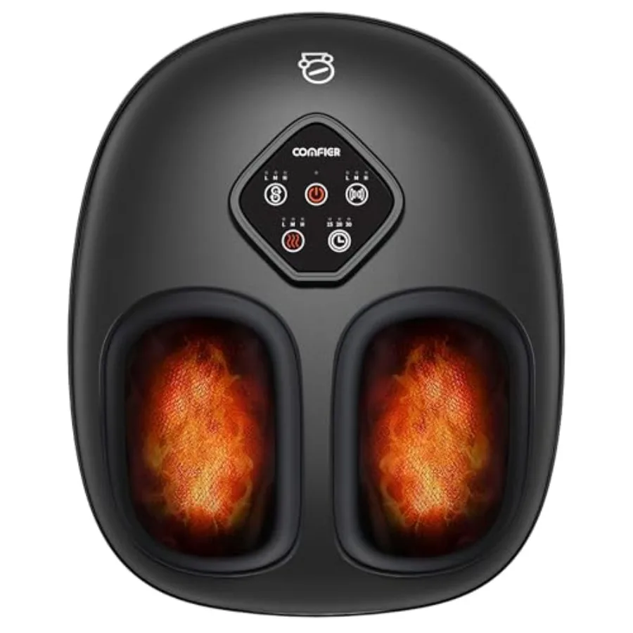 

2026 Shiatsu Feet Massager with Heat, Compression, Kneading andRolling, Feet Massager for Neuropathy, Plantar Fasciitis, Upgrad