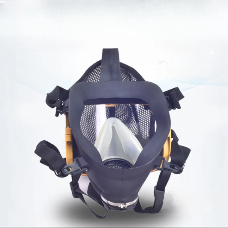 Self suction long tube air respirator, filter type gas mask