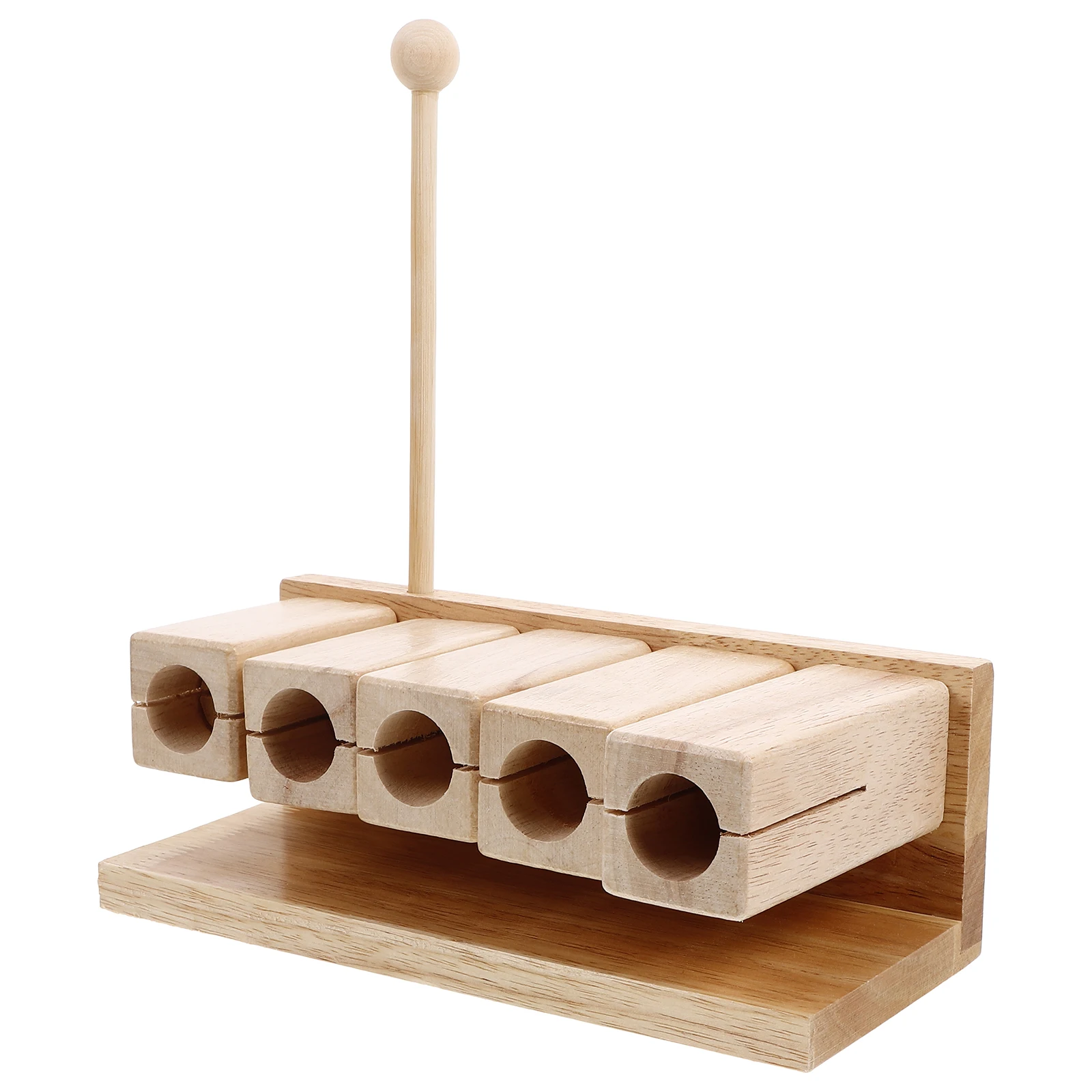 

Five-note Wooden Kids Percussion Toy Musical Instrument Toddler Wood Orff Instruments Educational Sound Block