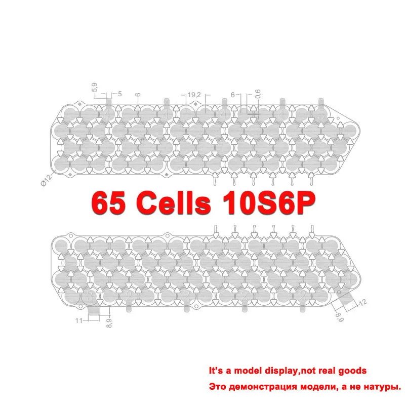 10S5P 10S6P 13S4P 13S5P Nickel Plated Sets for 36V 48V Battery Box Hailong 52 Cells 65 Cells 99% Pure Nickel Strip Set