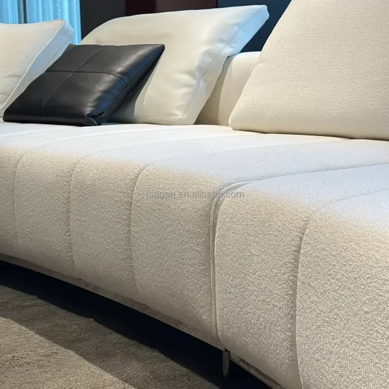 3 Seat Factory Supply Simple Style Design Sofa Modern Luxe Red Velvet Microfiber Fabric Sofa
