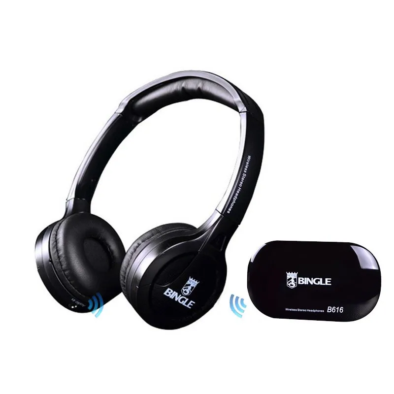 Bingle-Fones de ouvido FM com fio sem fio, Multi-Function Media Studio Stereo, sobre a orelha, computador, PC, TV, telefone, jogos, música, B616
