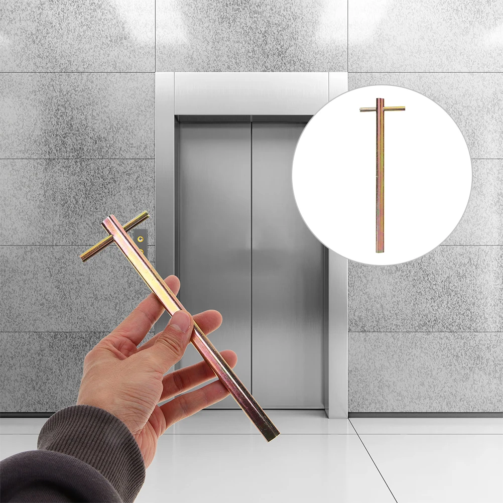 

2 pcs Triangular Door 200Mm Elongated Emergency Unlocking For Locks Sturdy Service Compatible Lift Parts Elevator