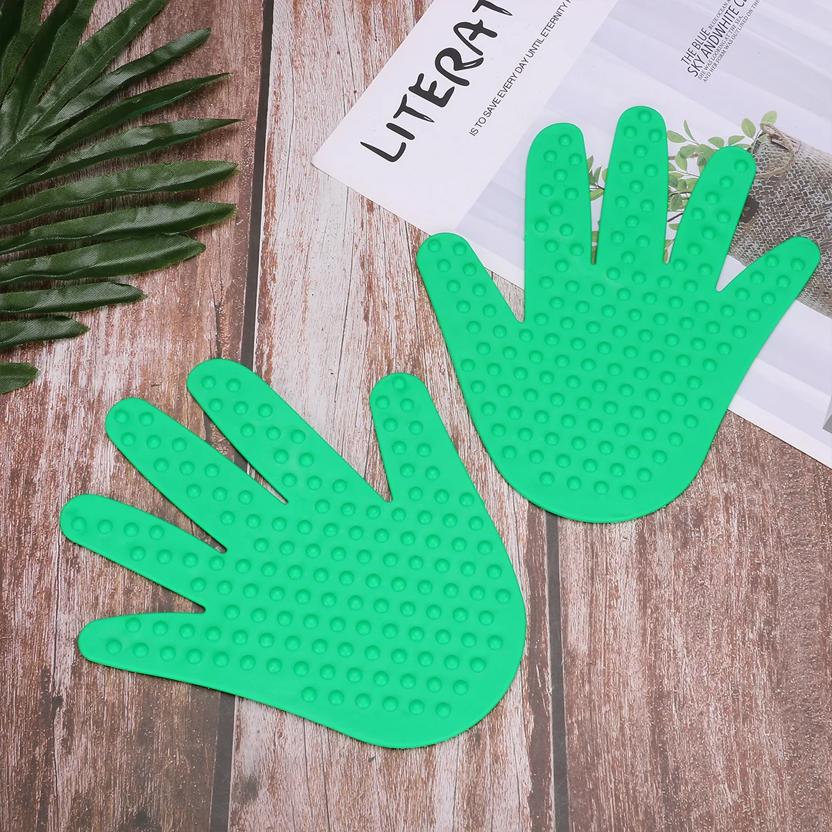 Handafdrukpatches Gekleurde massagepuntbladen voor kinderen Coördinatietraining Educatieve benodigdheden Baby Handafdruk Aandenken