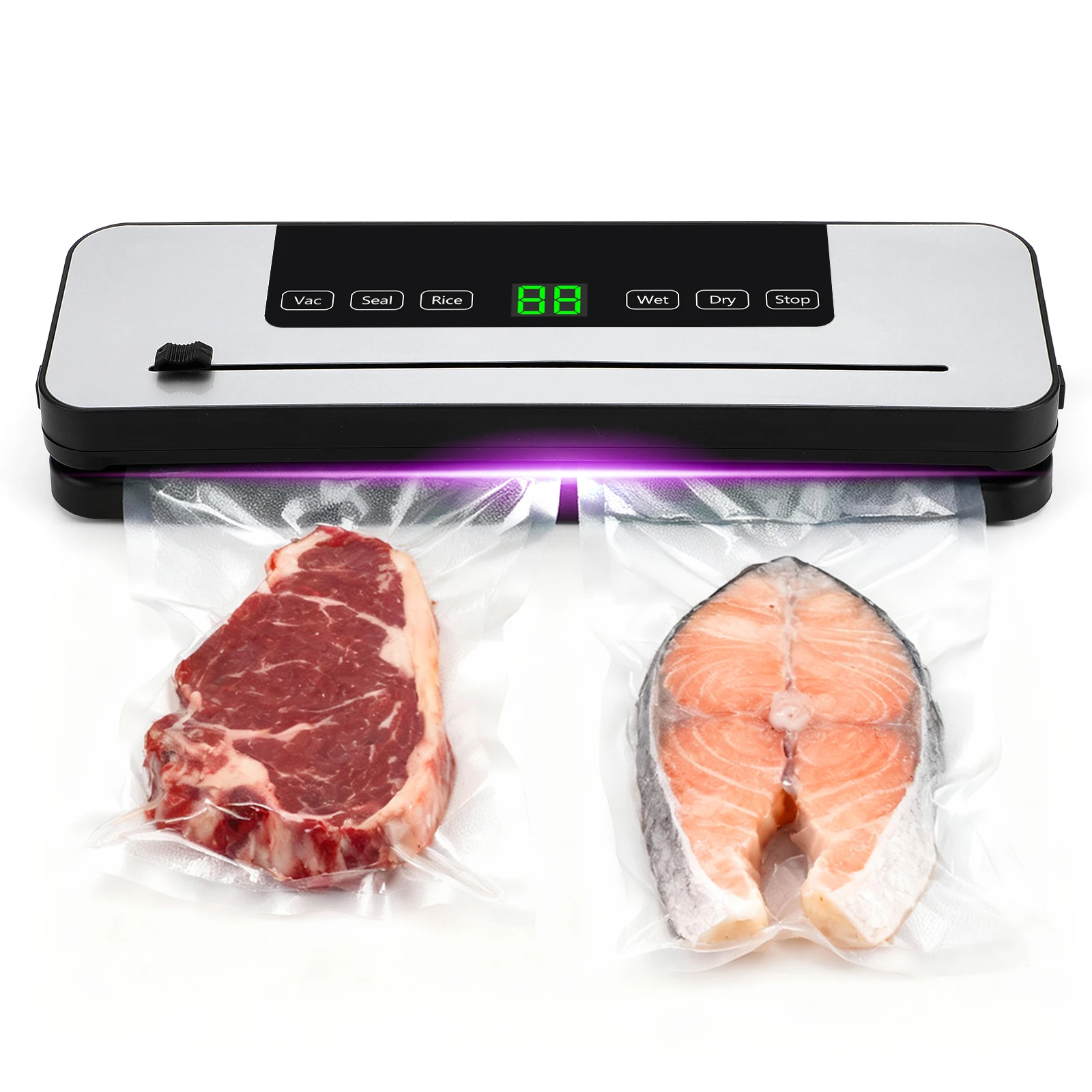 

Automatic Vacuum Sealer with sterilization and 5 Vacuum Modes Food Sealer Sous Vide Food Saver Vacuum Sealer Machine