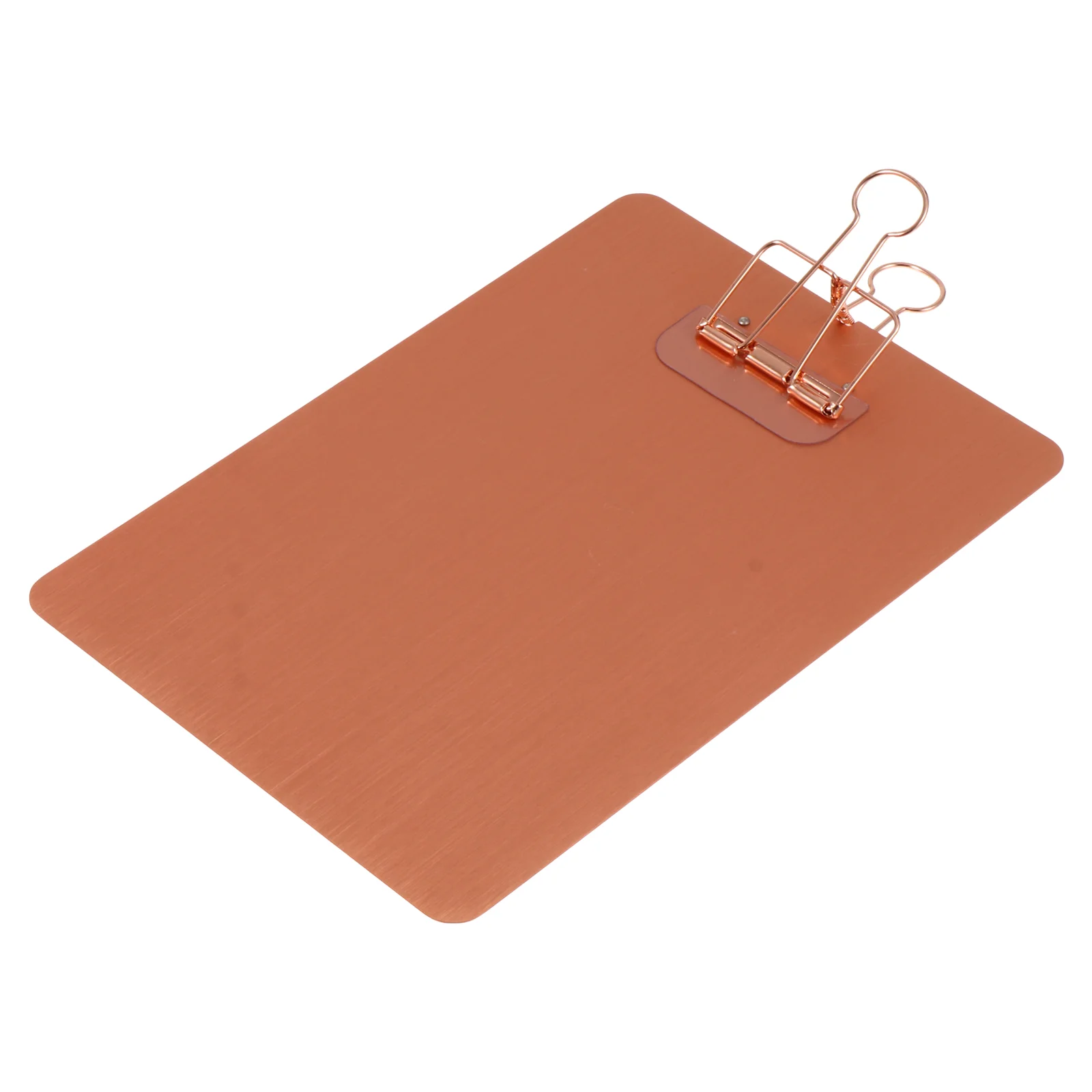 

A4 Clipboard A5 Note Splint Mini Binder Paper Writing Paperboard Golden Stainless Steel Nurse