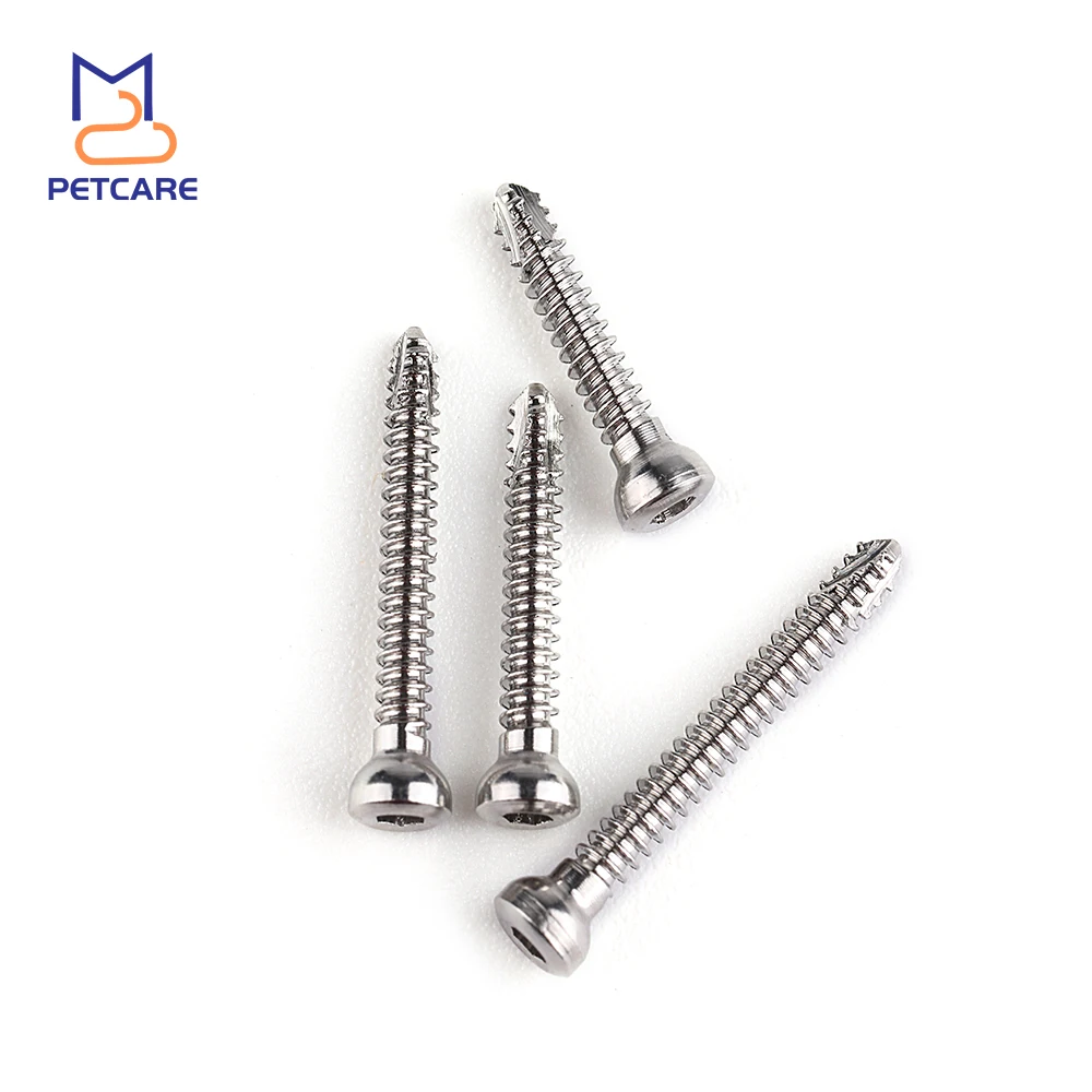 2.0mm Self-Tapping Cortical Screws for Pets, Veterinary Orthopedic Implants, Orthopedics, Surgical Implants, Dog Accessories