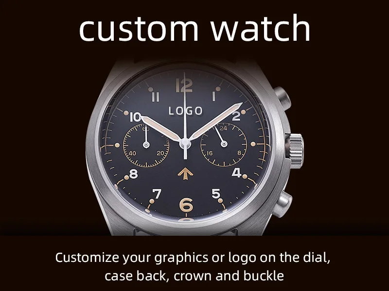 Baltany Retro Military Pilot Herrenuhr S5044 Luxus-Quarz-Chronograph im Air Force-Stil, Stoppuhr, für Herren, Sport, Outdoor, Freizeit, Alltag – Detail 11