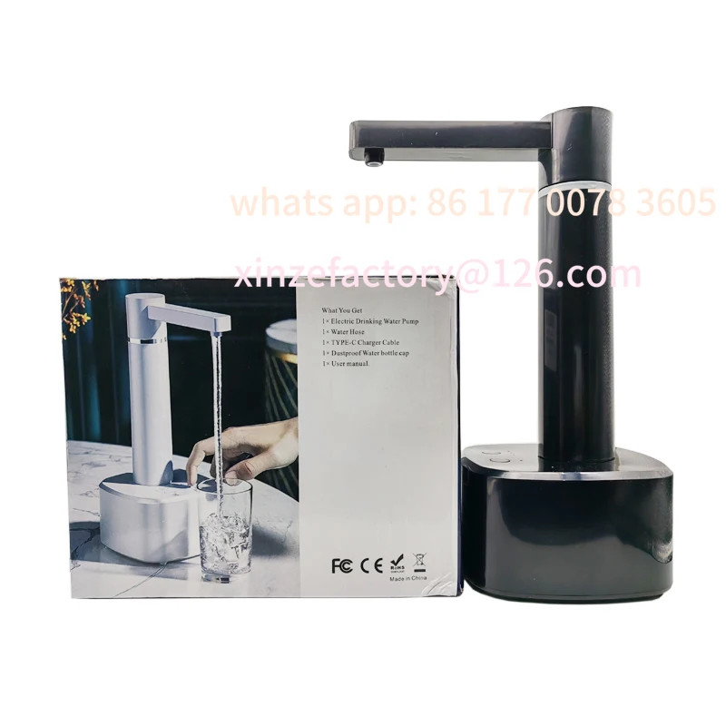 

Customizable Smart Automatic Water Dispenser 3-gear USB Electric Water Pump With Stand Smart Water Bottle Pump Dispenser