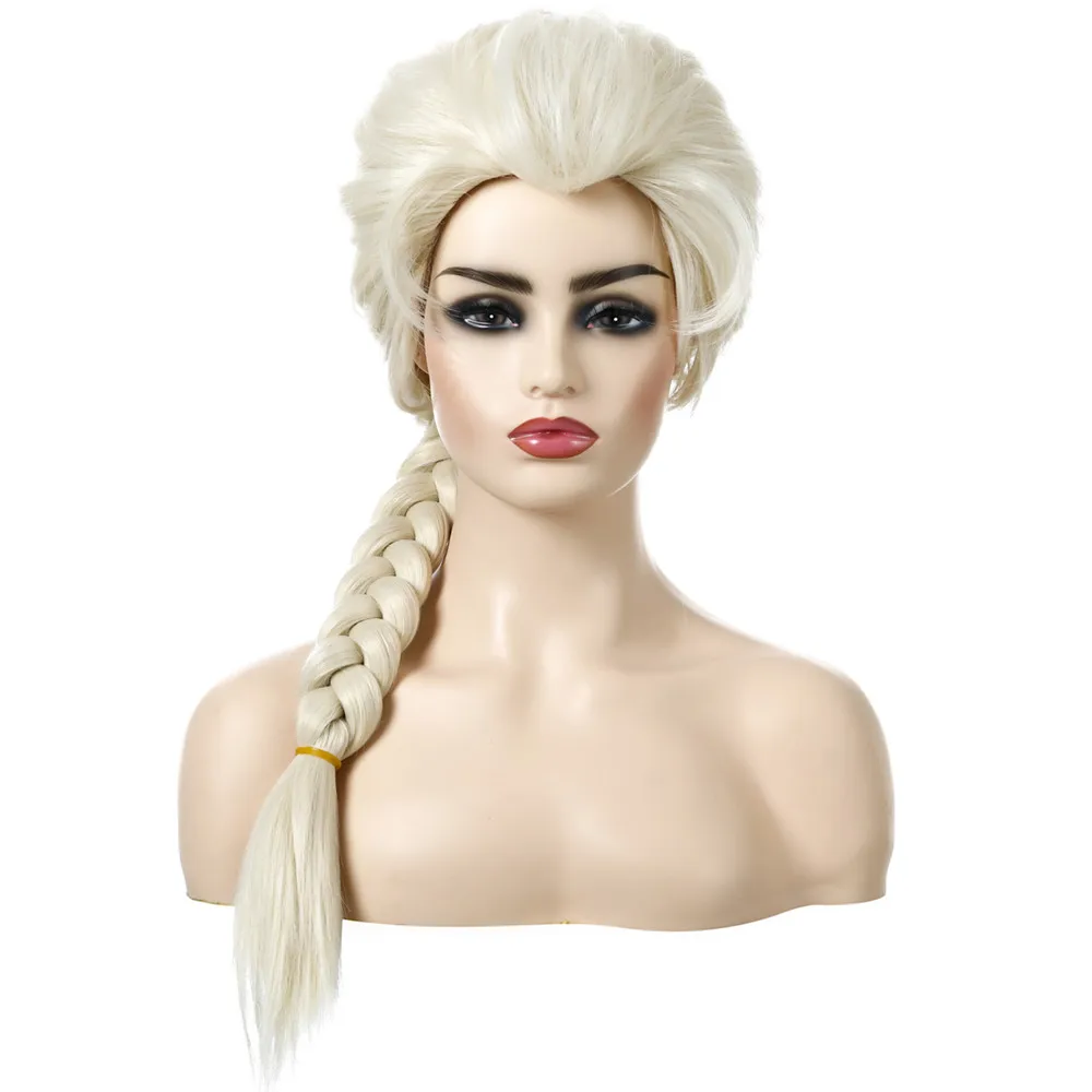 

SQRDGQ парики для косплея для женщин парик из синтетических волос женские светлые плетеные парики женские термостойкие парики для вечеринок косплей женщина