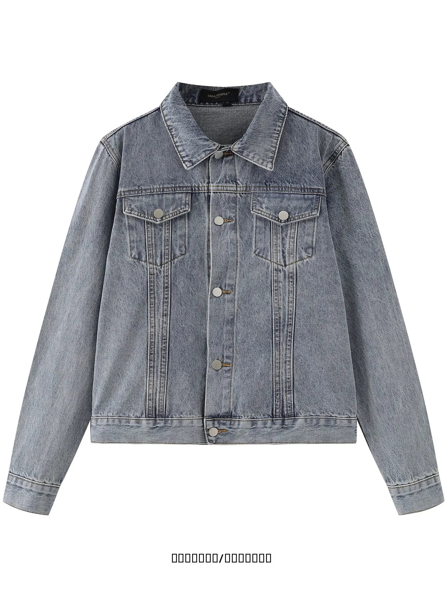 

Винтажная джинсовая куртка свободного кроя для мужчин, повседневная верхняя одежда в рабочем стиле, молодежный тренд, осенне-зимнее пальто