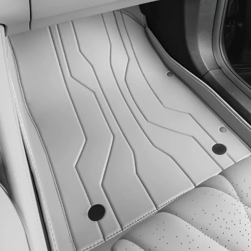 Custom Nappa Leather Car Foot Protect Mat Auto Luxury Waterproof Floor Pad Accessory For CHANGAN DEEPAL S05 2025-Present