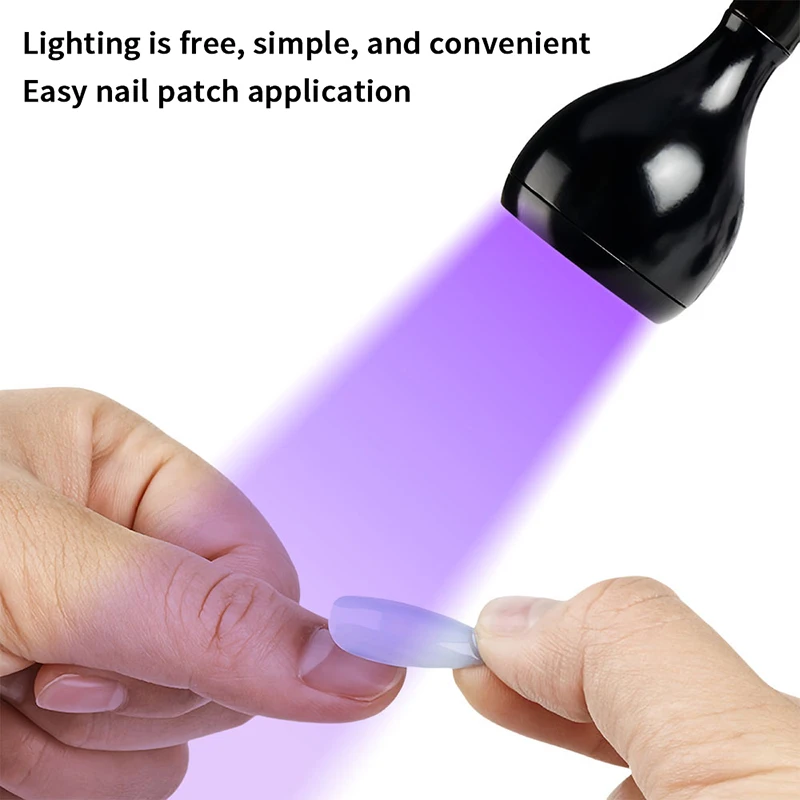 UV Nail Lamp Nail Dryer Light For Drying Gel Nail Polish Mini Portable USB Clip-On Flexible Desk Foot Switch For DIY Manicure