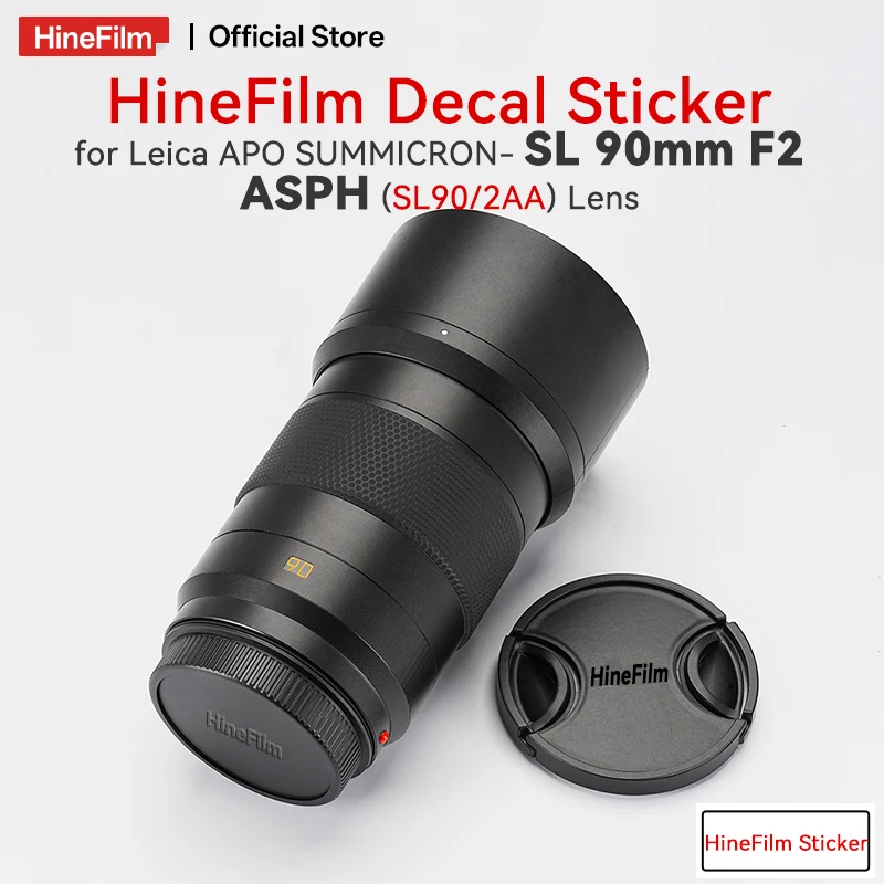 

Hinefilm Skin for Leica APO SL90F2 Lens Skin for Leica apo90f2 Lens Sticker APO 90 F2 Wrap Cover for Leica SL 90 mm f/2AA Skin
