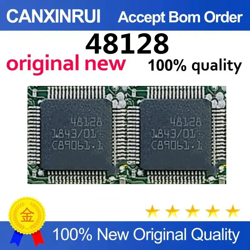 (5-100piezas)48128 Automotive computer board IC chip module Imported spot auction Communication IC chip