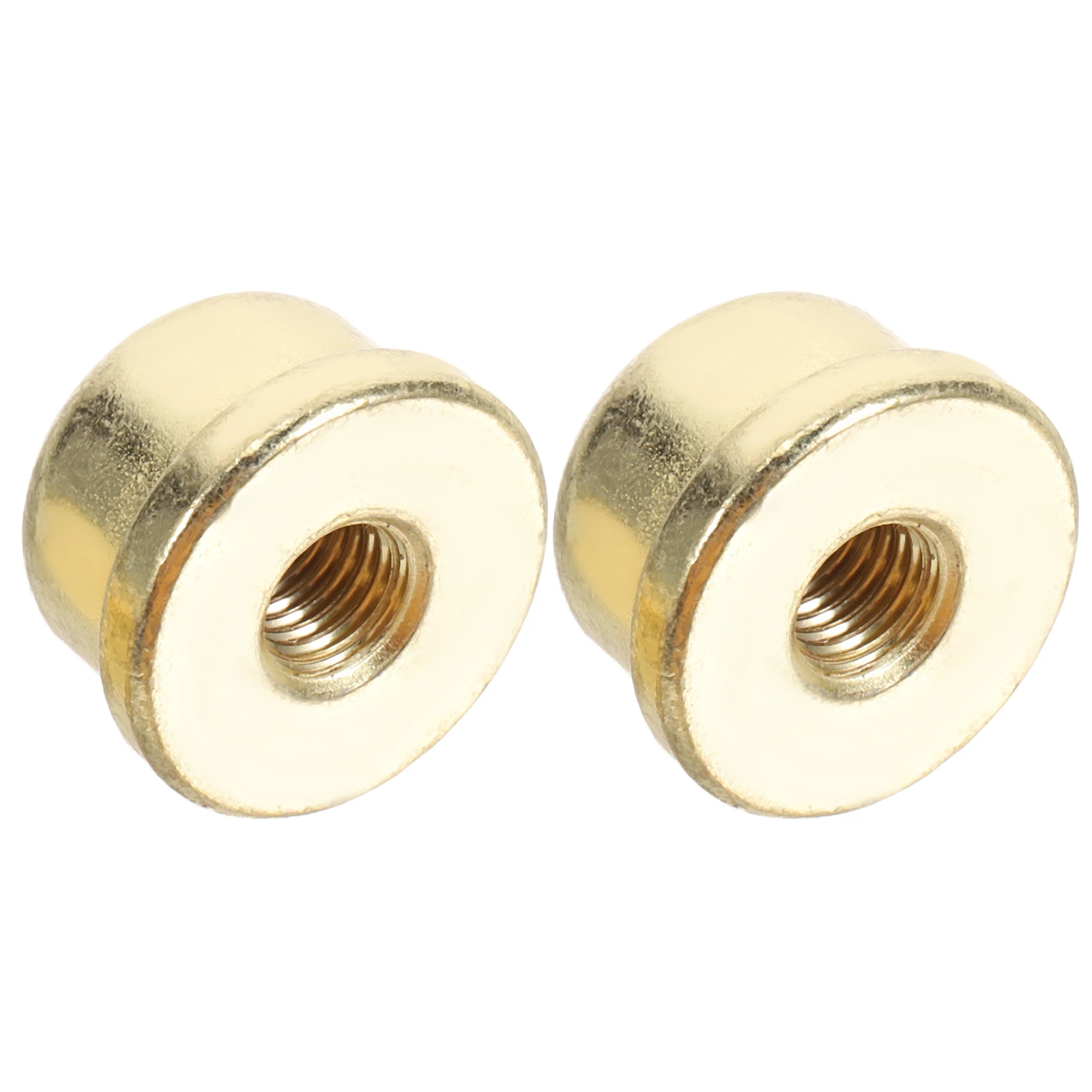 

2pcs Lamp Finial Cap Adapter Set Decorative Brass Tapped Screw On Lampshade Holder Cap For Table Floor Lamps Easy Install