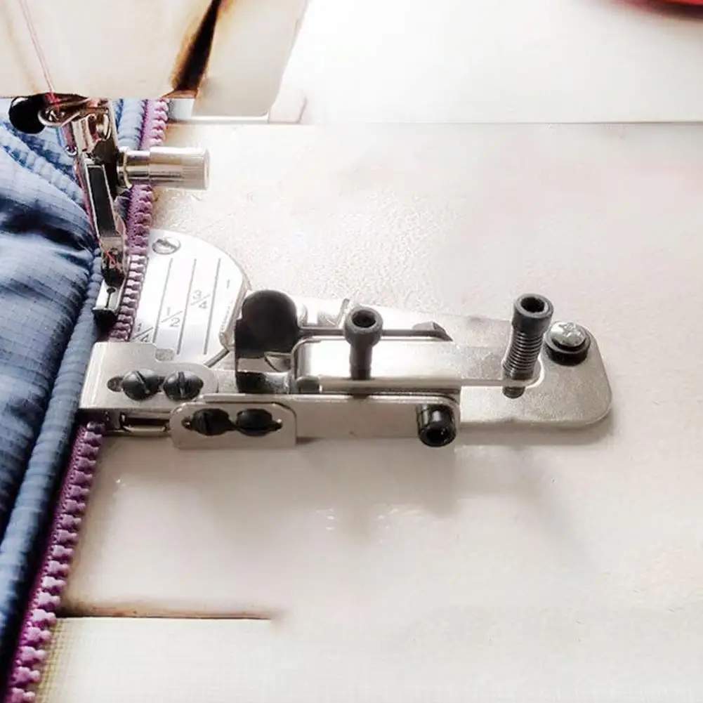 

Upper Zipper Sewing Machine Presser Foot Lock Stitch Flat Car Synchronous Car Fixed Placket Line Zipper Setting Gauge Assistant