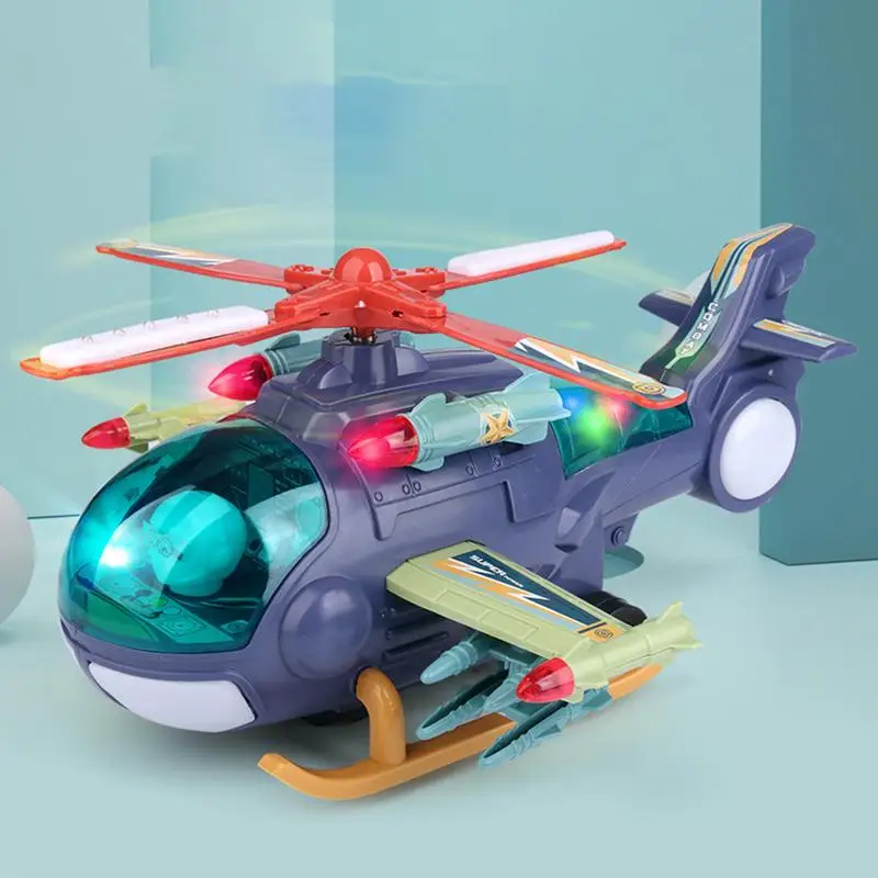 Crianças helicóptero brinquedo dos desenhos animados musical crianças avião brinquedo com aviões leves planador bonito helicóptero drones voando aeronaves jogos