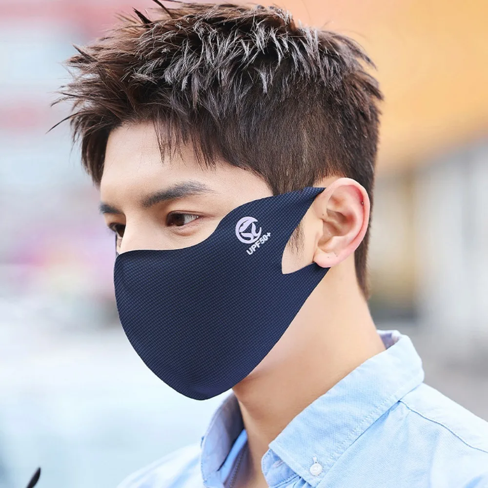 

Sunscreen Face Scarf Ice Silk Mask Face Mask Summer Traceless Face Cover Eye Protection UV Protection Face Gini Mask Hiking