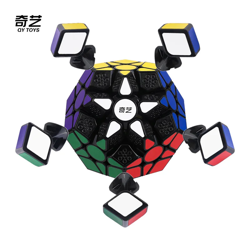 QiYi Qiheng Speedcube Megaminx Cube 3x3 Dodecahedron Profession Speed Puzzle 12 Face Children\'s Toy Special Original Cubo Magico