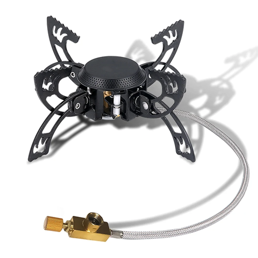 

Folding 3800W Camping Stove UFO Gas Burners Tourist Camping Burner Capacity LightWeight Camping Stove Portable BBQ