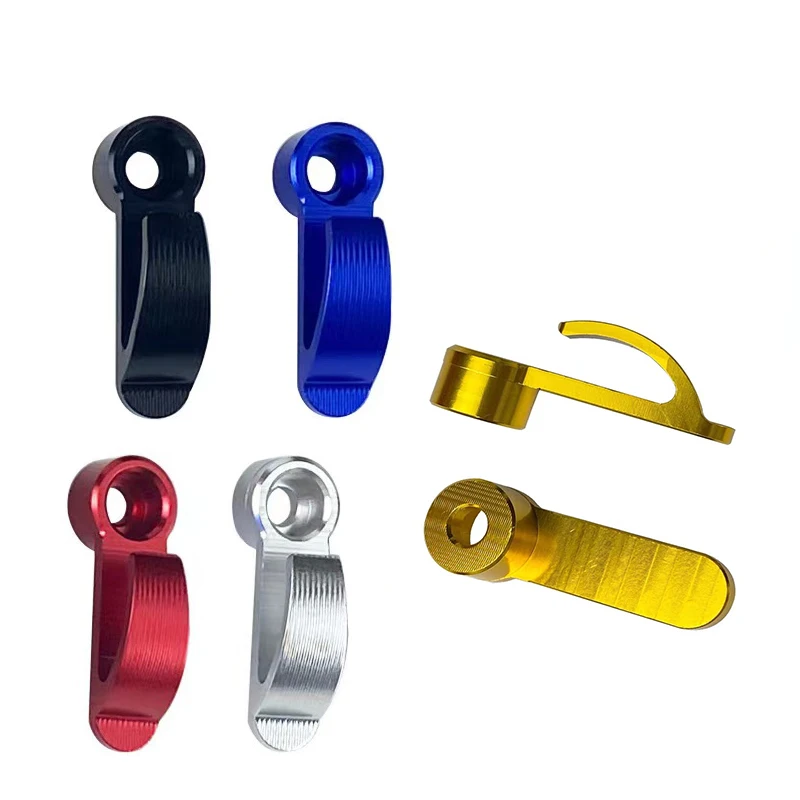 Universal CNC Aluminium Alloy Motorcycle Single Hole Hook Helmet Bag Carry Hook Holder For Dirt Bike Electric Scooter Moped