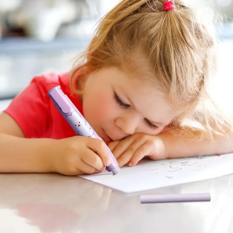 Cartoon Cute Retractable Eraser Eraser For Pencil Writing Easy To Hold And Operate Erases With Precision School Gift For