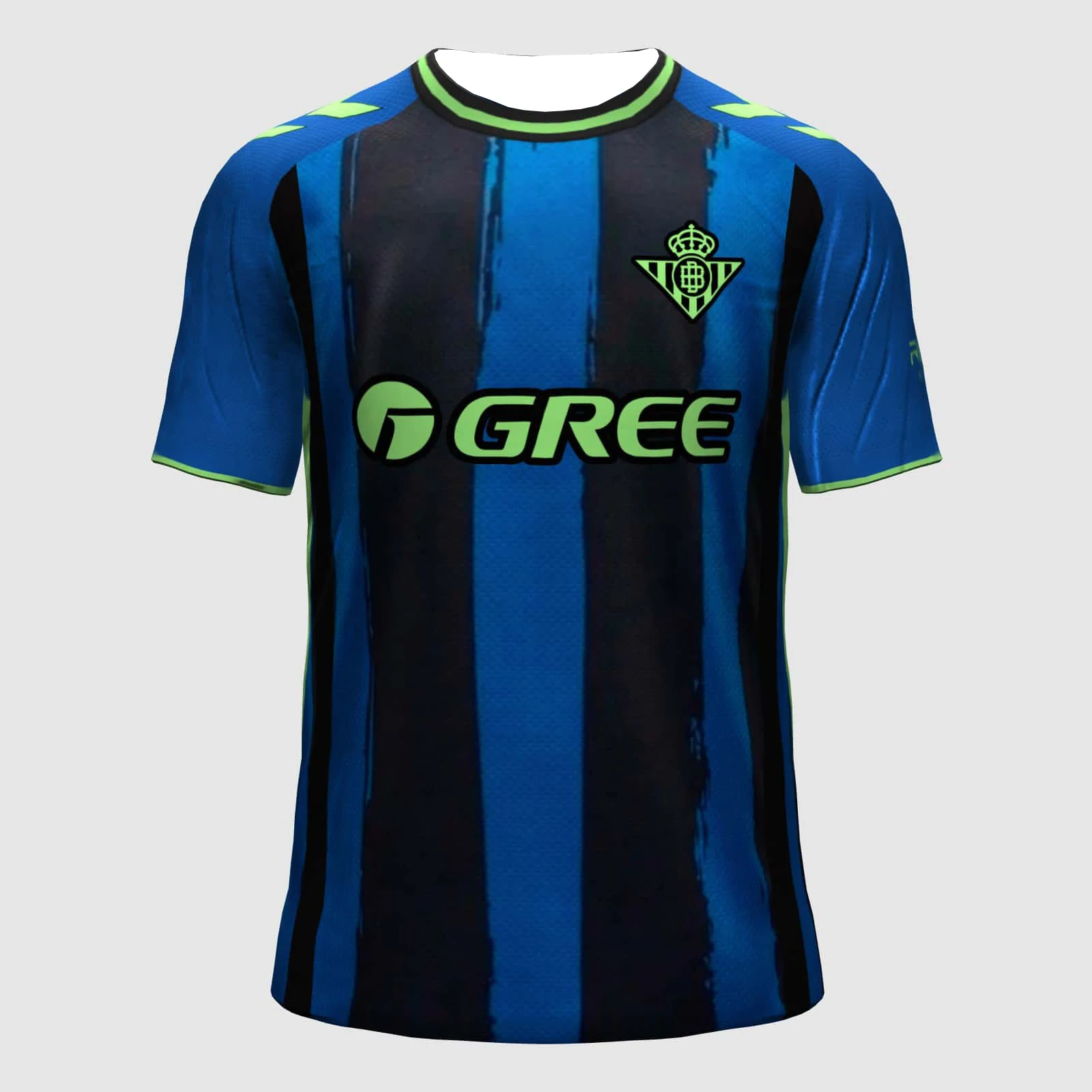 Neues Betis 26-27 Fußballtrikot Sommer Herren Damen Y2K-Stil Urban Fashion Schnelltrocknendes Freizeit-Sportfan-Shirt Atmungsaktives T-Shirt – Detail 3