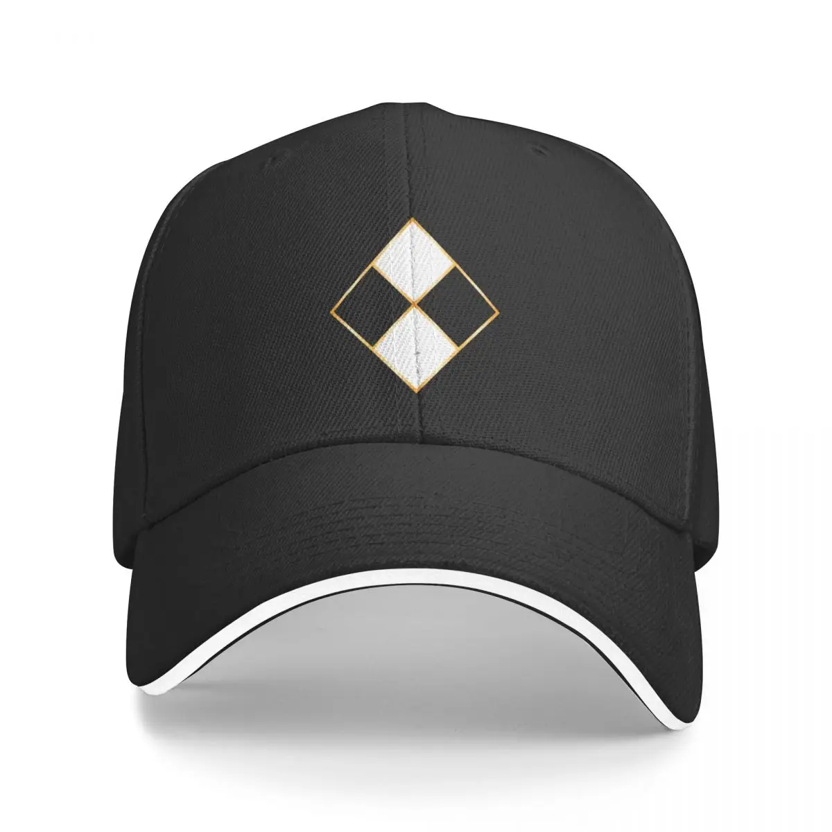 

Golden black and white perfect balance Baseball Cap Rugby cute Vintage party Hat Men's Baseball Women's