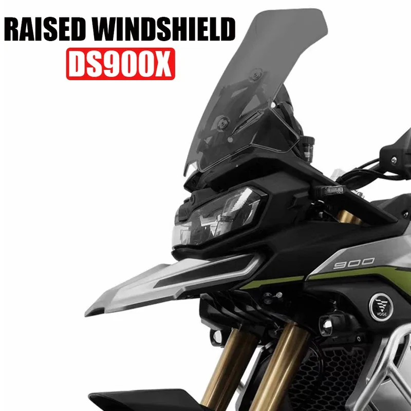 

Motorcycle Front Windscreen DS900 X For Loncin VOGE Valico DSX900 900 DSX Increase Height Front Windshield Wind Screen Deflector