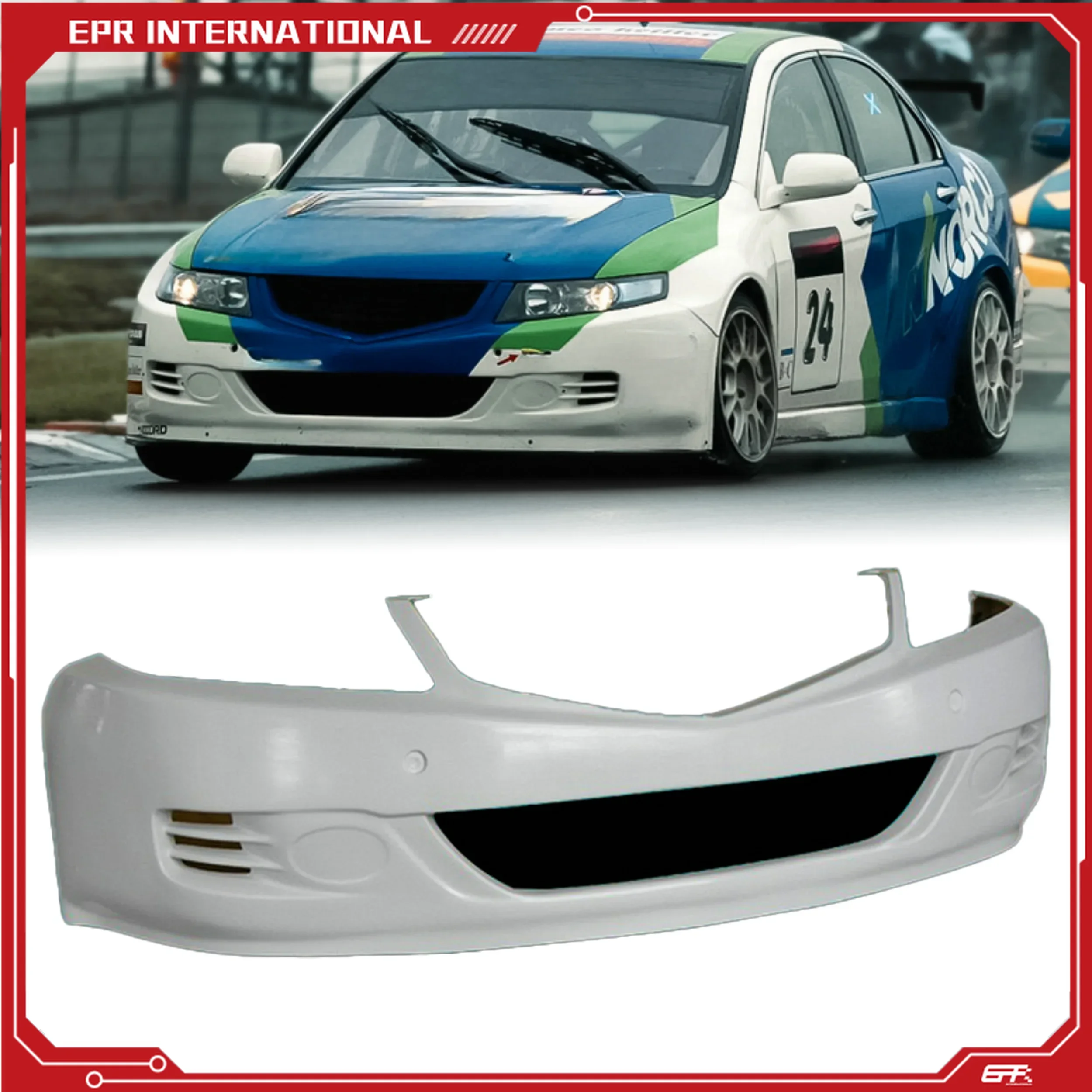 

Лифт Honda Accord CL7 2005-2008 гг. | Широкий передний бампер в стиле WTCC — высококачественный материал FRP/ABS