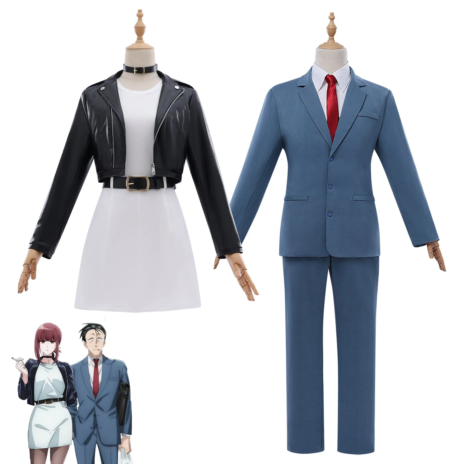Anime Cosplay Costume Smoking Behind The Supermarket with You Comic Costumes for Men Women Suits Dress Halloween Outfit