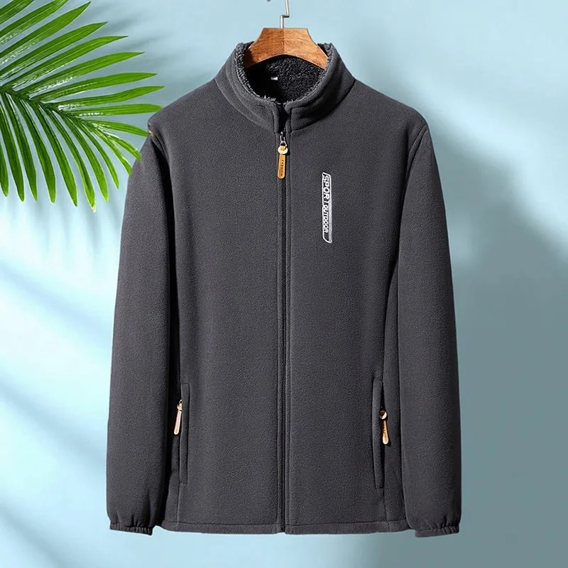 

Мужской утепленный кардиган свободного кроя с воротником-стойкой, гарантия тепла, весна 2024, повседневная одежда, бренд JIFANPAUL