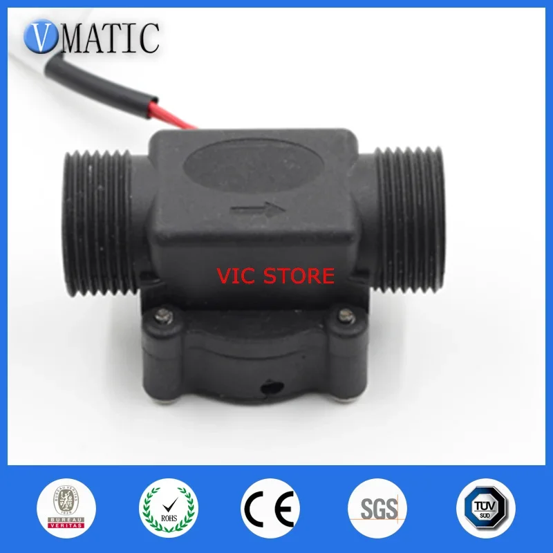 

Free Shipping VC678-1 Plastic Water Magnetic Mounted Pa+gf Material Indicator Reed Switch Flow Sensor G3/4 Thread Flow Switch