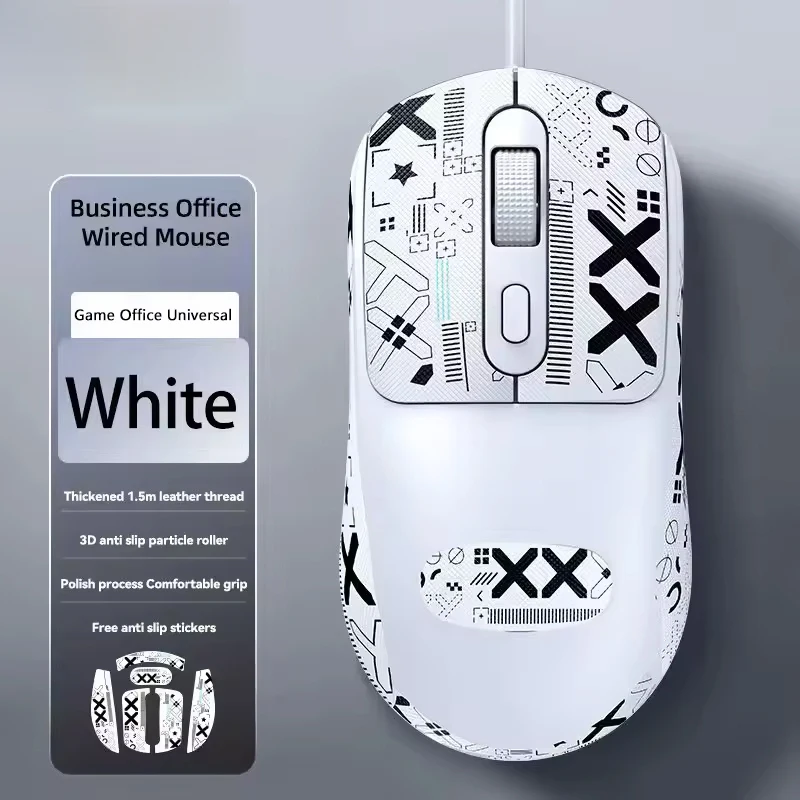 Hot 2026 Explosions G580 USB Wired Mouse Ergonomic Office/Game Mouse With Anti-Slip Stickers Suitable For PC Laptop Anti-Slip Mo