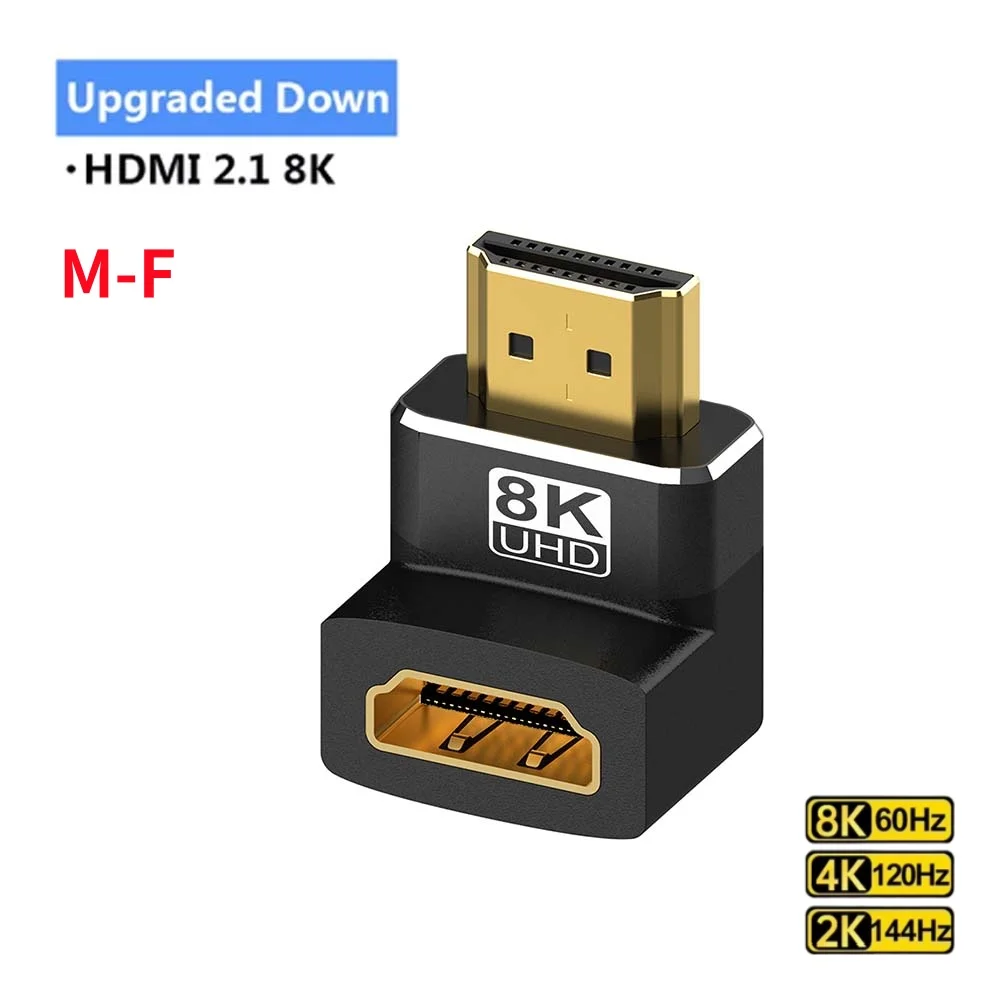 8K HDMI 2.1 Kabeladapter Stecker auf Buchse Kabelkonverter für HDTV PS4 PS5 Laptop 4K HDMI Extender Buchse auf Buchse